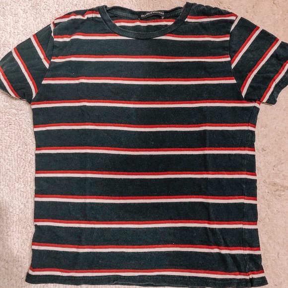 Brandy Melville Tops - Brandy Melville Stripped Tee⚡️